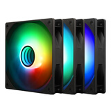 Thermalright(利民) TL-C12B-S V3 X3黑色ARGB12cm机箱风扇 无限镜灯光风扇 幻彩风扇ARGB 4PIN PWM调速风扇