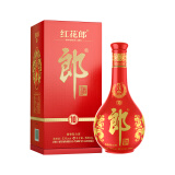 郎酒红花郎10 第5代 酱香型 高度白酒 53度 500ml 单瓶装 