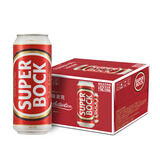 超级波克（SUPER BOCK）黄啤500ml*12听装 啤酒整箱装 京东自营