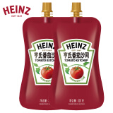 亨氏(Heinz) 番茄酱 袋装番茄沙司 意大利面薯条酱 320g*2袋