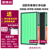 思博润 适用布鲁雅尔Blueair空气净化器过滤网smokestop滤芯201 203 270E 303 300复合版