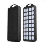 喜越太阳能充电宝20000毫安大容量3C认证户外三防2万移动电源5万适用于苹果华为小米手机快充通用电源 10000毫安+太阳能单面板+多晶面灯