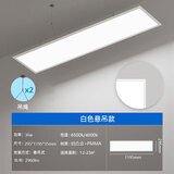 飞利浦（PHILIPS）集成吊顶led工程灯600x600平板灯石膏板格栅灯商用铝扣板吸顶灯 悬吊款【295x1195】 白光6500k