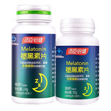 汤臣倍健褪黑素片成人男士女士中老年退黑素睡眠片助眠改善睡眠 （共90片） 90片*1瓶