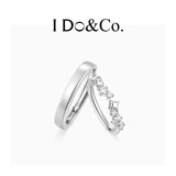 I DO&CO.满天星情侣戒指情侣一对银戒指女款情侣对戒纯银925银戒指女轻奢 【925银】满天星情侣对戒（6锆）