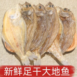 大地鱼干250g海鲜海产干货 方鱼 上汤底料咸鱼干 煲汤精品铁铺鱼干 大地鱼干250g