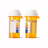 CiNii 美国药品分装瓶大容量便携密封药盒避光防氧化中药粉液体药剂 经典橙色套装