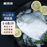 鲜京采 冷冻舟山地标鲜捕大号银鲳鱼1.5kg 10-12条/kg  源头直发