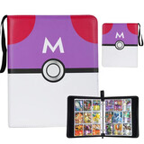 PTCG卡盒宝可梦大师球游戏王卡片桌游卡牌收纳盒豪华超大容量100+ 大师球9宫格卡册（50张内页）