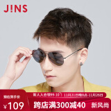 JINS睛姿 太阳镜男墨镜偏光镜开车驾驶镜蛤蟆镜潮流眼镜 MMF15S860 193P 深灰色