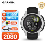 佳明（GARMIN）本能2户外探险GPS北斗多星定位智能运动手表太阳能浪潮版礁石黑