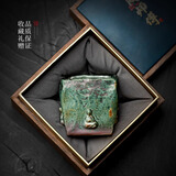 陶福气手作敦煌印象茶盏主人杯家用礼品高端把玩茶器茶具陶瓷茶杯礼盒装 敦煌印象主人杯-手捏千佛杯