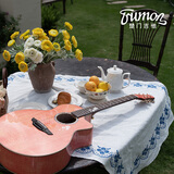 Trumon吉他新一代落樱系列进阶民谣吉他黑羽系列加振电箱款吉他 Sakura 520TF-PK 41寸缺角