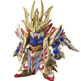 万代（BANDAI）SD 高达世界英雄传 拼装模型玩具 8cm SD08 曹操飞翼倚圣装