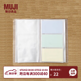 无印良品 MUJI 聚丙烯 票卡夹 3列 卡片收纳册 8A64008 180个口袋/侧面收纳