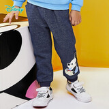 迪士尼宝宝（Disney Baby）迪士尼童装儿童裤子男童米奇女童米妮休闲长裤迪士尼宝宝系列IP款 深蓝K1178 3岁/身高100cm