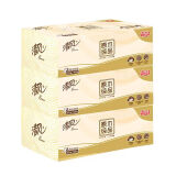 清风盒抽盒装抽纸原木纯品2层200抽9盒L码大尺寸大宽幅面巾餐巾纸 9盒