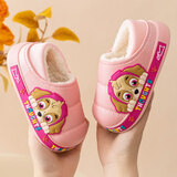 汪汪队立大功（PAW PATROL）汪汪队儿童棉鞋男童女童秋冬季防水防滑棉拖鞋宝宝毛毛拖鞋可外穿 3662棉鞋粉色天天 24 /25#内长15cm #适合脚长14cm