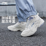 李宁启星丨老爹鞋女鞋网面秋冬减震回弹云科技运动鞋ARLS024