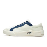 FILA FUSION斐乐男鞋POP帆布鞋潮牌男子潮流板鞋街拍运动休闲鞋男 奶白/徽章蓝-GB 40