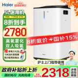 海尔（Haier）5L升医用级制氧机吸氧机家庭用老人孕妇十大排名氧气机带雾化5ZW