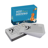 乐优右脑 钢琴88键五线谱识谱卡164张音符卡大小提琴萨克斯吉他长笛小号 大提琴100张16.5*10cm打孔送2环