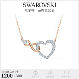 施华洛世奇（SWAROVSKI）HYPERBOLA INFINITY永恒爱意 项链生日礼物女 镀玫瑰金色 5518865