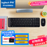 罗技（Logitech）MK220 键鼠套装 无线键鼠套装 办公键鼠套装  多媒体键鼠套装 带无线2.4G接收器 黑色