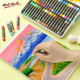 蒙玛特(Mont Marte)油画棒36色 重彩油画棒儿童油性绘画油彩棒画布本针管笔刮刀美纹胶套装V SX-MMPT0018-5JT