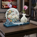 吉韵好礼 结婚礼物送新人有纪念意义高端大气上档次新婚礼品定制婚房摆件 永结同心新款套装