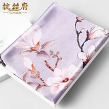 杭丝府真丝丝巾围巾女中国风桑蚕丝老婆妈妈生日母亲节实用女生礼物礼盒 简雅流年-气质灰