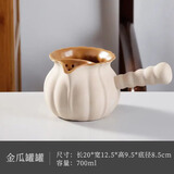 莺歌烧老段烧中式煮茶金瓜罐罐 煮茶罐烤茶罐 原矿陶泥