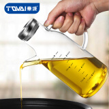 华派（TQVAI）高硼硅玻璃油壶550ml防漏耐热不挂油厨房家用酱醋油罐香油瓶YUB63