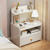 尋巧（SPERMEK） 床头柜简约床边柜多层抽屉柜简易小床头柜卧室储物收纳柜子 【单抽】暖白色33CM