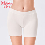 曼妮芬（Maniform）曼妮芬安全裤无痕中腰蕾丝平角内裤女底裤打底防走光短裤