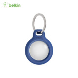 贝尔金（BELKIN） 苹果AirTag钥匙扣 防丢器追踪器耐脏防摔 黑色 钥匙扣-蓝色