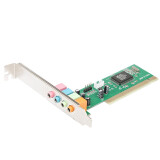 魔羯 MOGE  台式机PCI 4.1声道环绕立体声 声卡 MIC输出 MC1205