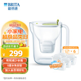 碧然德（brita）设计师滤水壶家用净水去水垢过滤滤芯套装 设计师水壶绿+专家版滤芯5枚（到手1壶6芯）