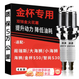 湃速 金杯阁瑞斯大海狮小海狮F50海狮X30L海狮X30智尚S30 金杯S50海星双铱金火花塞原厂原装升级