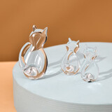 家の物语（KATEI STORY） 日本进口厨房墙壁挂钩透明浴室防水挂钩免打孔粘钩无痕吸盘强力 2包装（共4枚 两大两小）