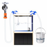 柏卡乐 鱼缸换水器电动换水神器抽水套装自动换水管潜水泵吸粪便神器 不带水泵 【5米软管+配件】加换水套装