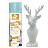 好顺（HAOSHUN）自动喷漆罐防锈金属油漆汽车摩托自行车手摇喷漆耐高温卡钳改色漆 9#哑光灰白【450ml】 450ml 1瓶