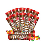 M&M’sM&M'S | 牛奶巧克力豆30.6克12支mm豆罐装儿童零食糖果MM豆朱古力 MM豆牛奶巧克力豆3罐装91.8g