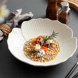 餐将军西餐牛排餐盘家用水果盘釉下彩陶瓷高级感蛋糕菜盘 8英寸