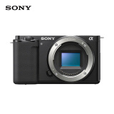 索尼（SONY）ZV-E10 半画幅微单相机 单机身  美肤拍照 颜值机身 精准对焦 VLOG APS-C画幅 黑色