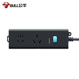 公牛（BULL）16A电暖气专用排插3000W电暖器插板延长线电油汀4000W大功率取暖器插板烤火炉16安大孔拖线板 1.8米防雷大功率GN-H102D