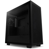 NZXT 恩杰  H7Flow DIY电竞游戏机箱水冷机箱(支持360水冷/钢化玻璃侧板/前置Type-C) 黑色