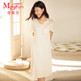 曼妮芬（Maniform）曼妮芬性感V领短袖裙装女士家居服舒适起居服睡裙睡衣20310712