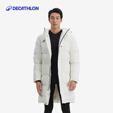 迪卡侬（DECATHLON） 羽绒服男中长款大衣外套MSCW 纯净白（新老款款式随机发货） L