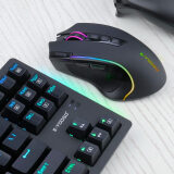 e元素X11无线有线双模游戏鼠标宏自定义编程 王者勇耀吃鸡csgo CF lol专用电脑竞技充电鼠标8000dpi X11无线有线双模自定义游戏鼠标